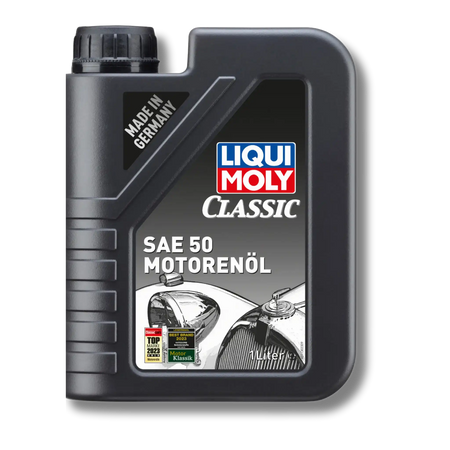 Bild eines 1 Liter-Kanisters Classic Motorenöl SAE 50