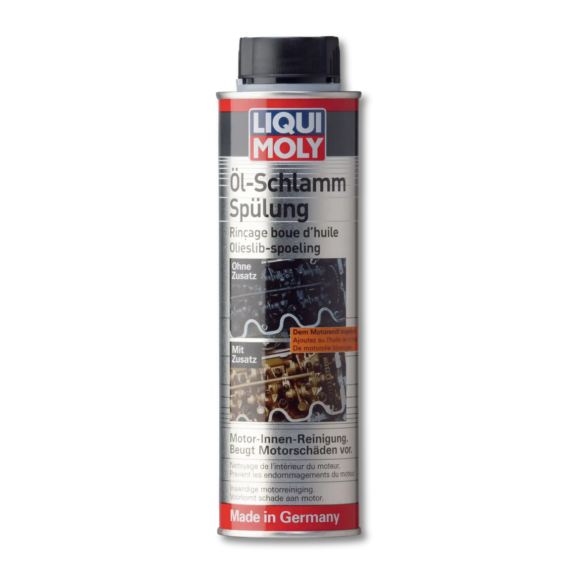 Bild einer Dose LIQUI MOLY Ölschlammspülung