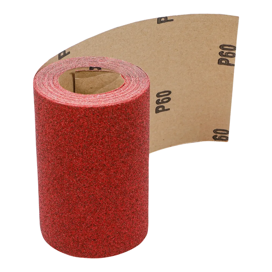 BGS Technic Schleifpapier-Rolle | 115 mm x 5 m – Handschleifpapier in verschiedenen Körnungen