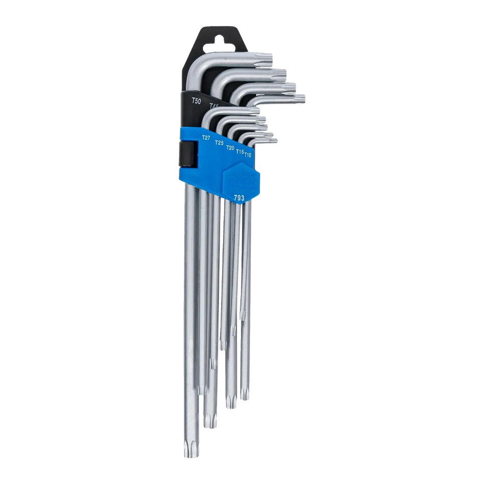 BGS Technic Torx-Schlüssel-Satz | L-Form | T10 - T50 | 9-tlg.