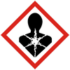 Gefahrenpiktogramm GHS–08 Gesundheitsgefahr